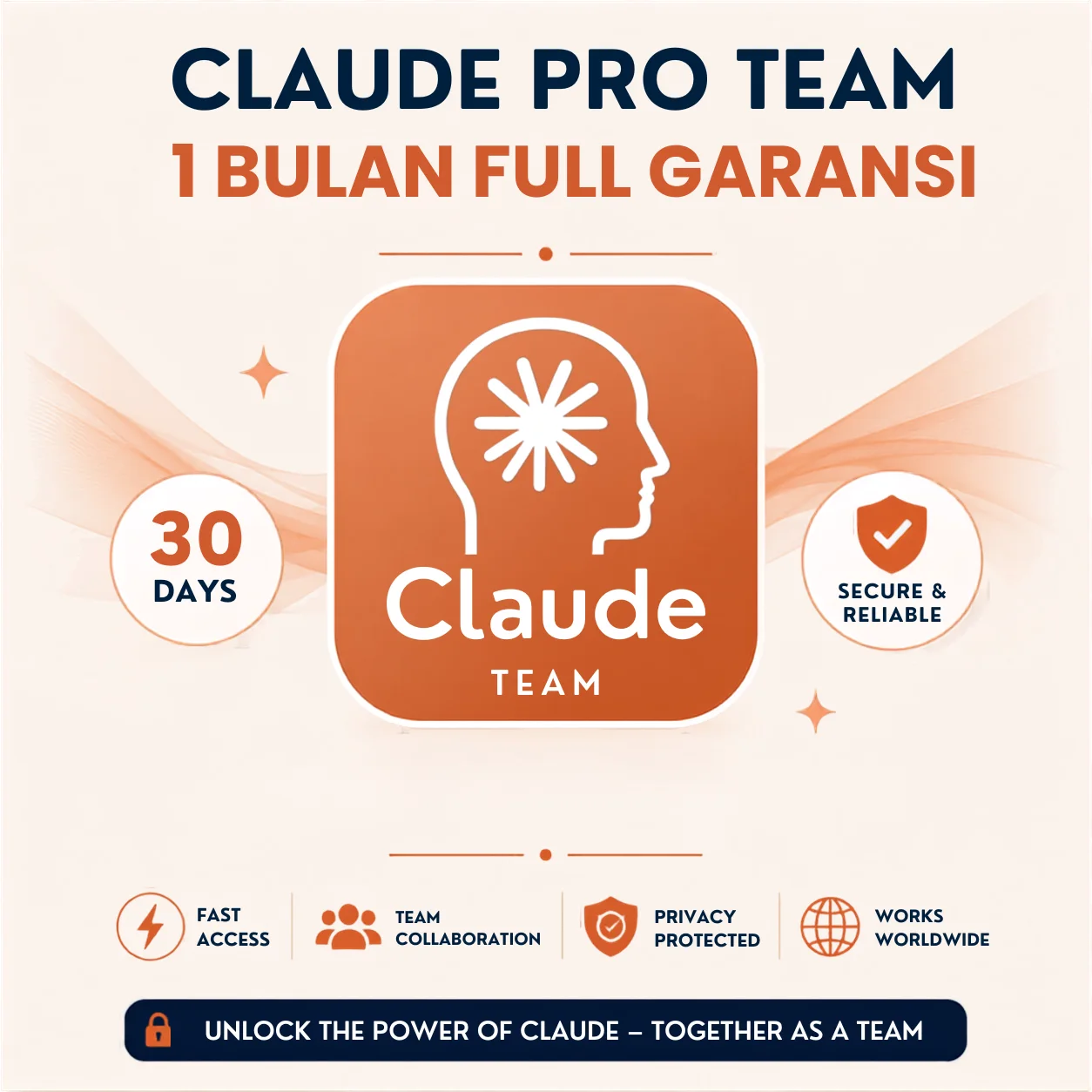 Pratinjau Claude  Pro Team Plan 1 Bulan